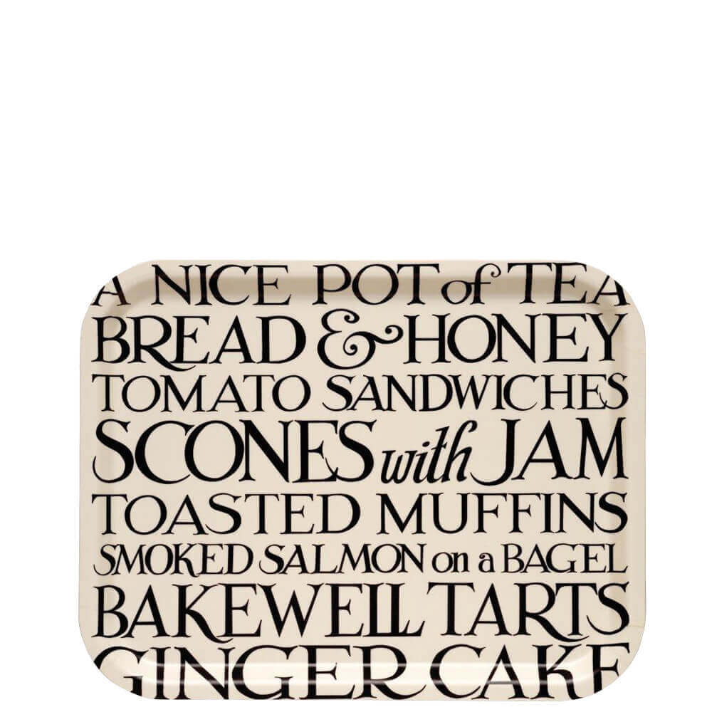 Emma Bridgewater Black Toast Rectangular Birch Tray